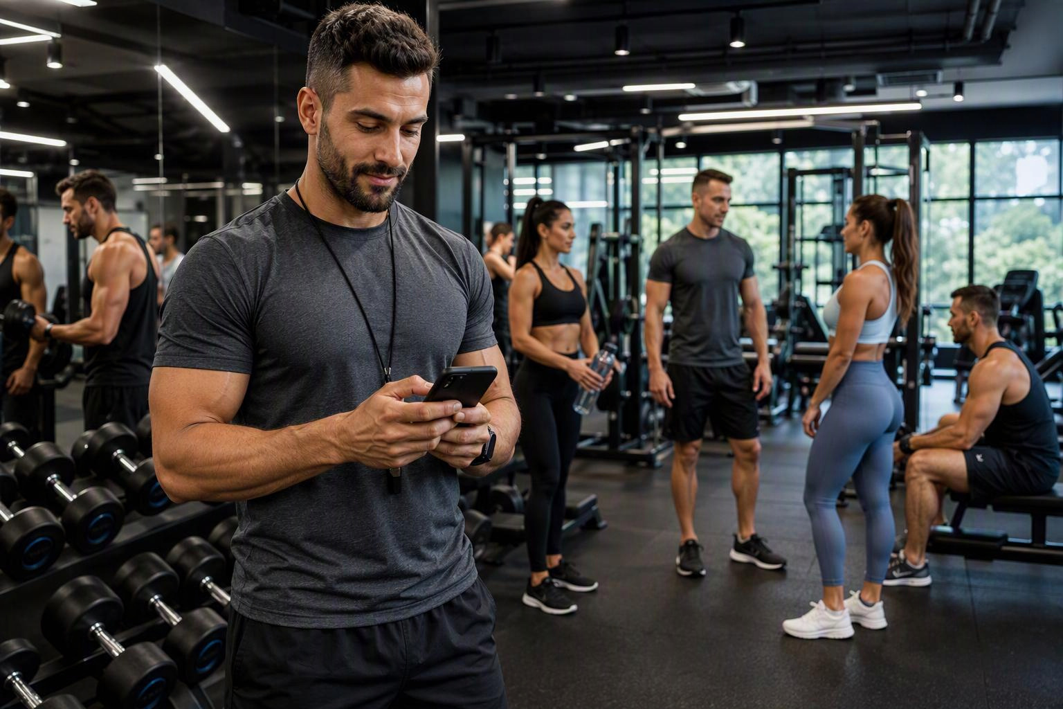 Gyms fitness instructor